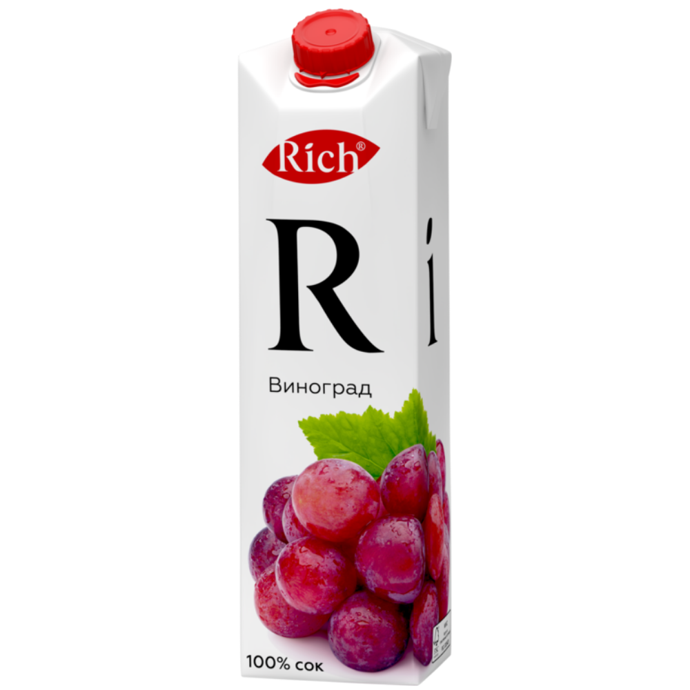 Сок Рич (Rich) 1л вишня. Сок Rich виноград, 1 л. Рич виноградный сок 1л. Сок Rich виноградный 1л. Сок вишневый ричи